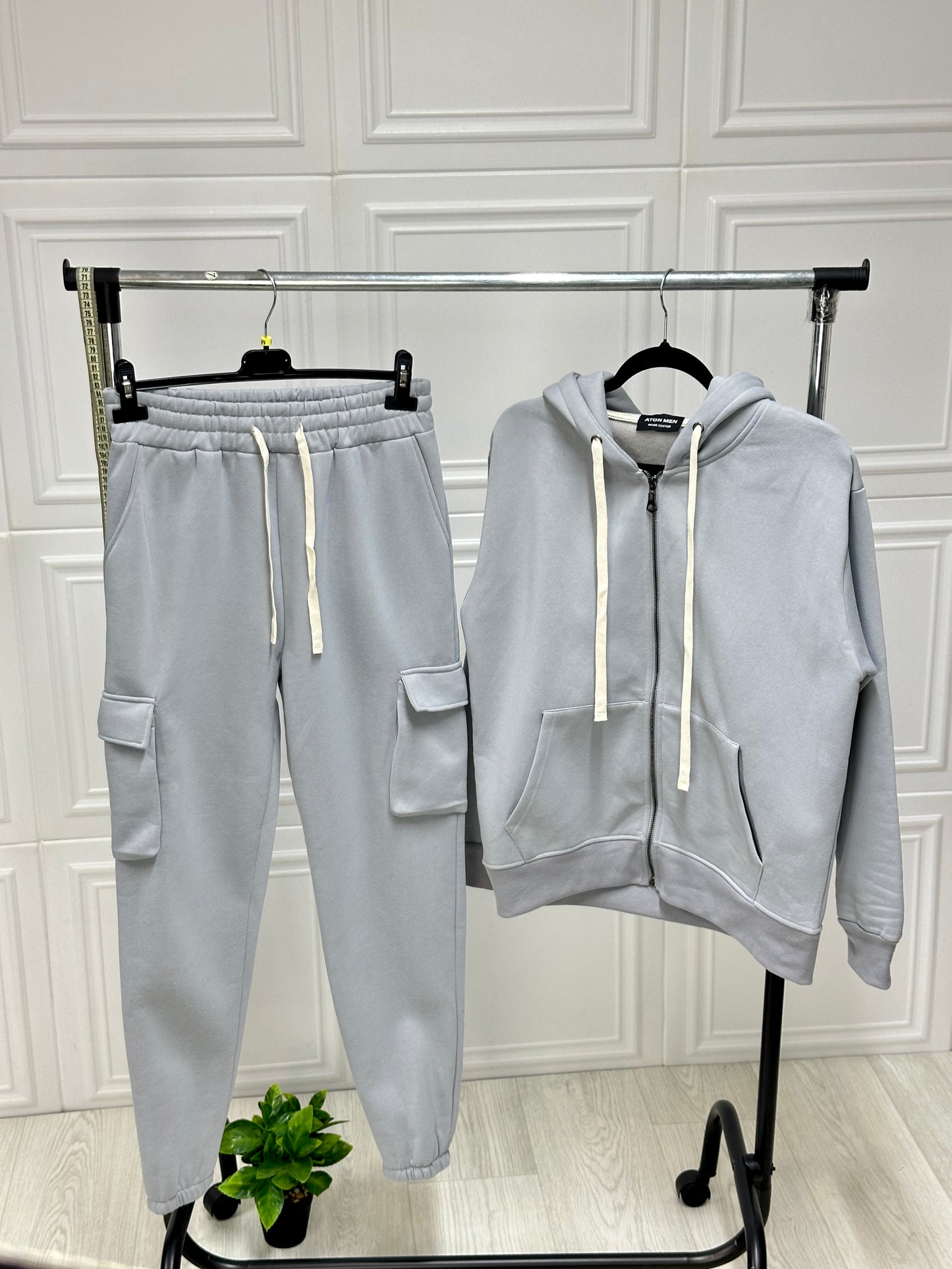 Trening Vătuit Light Grey