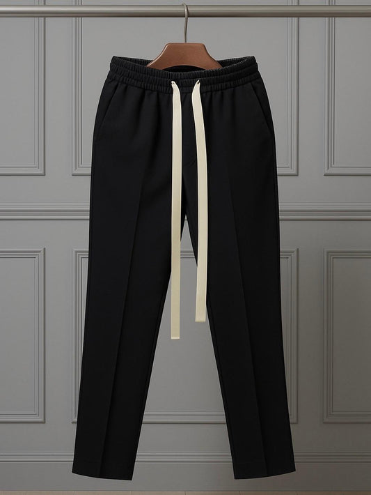 Pantaloni Long-String Negri