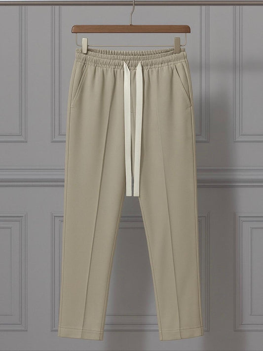 Pantaloni Long-String Crem