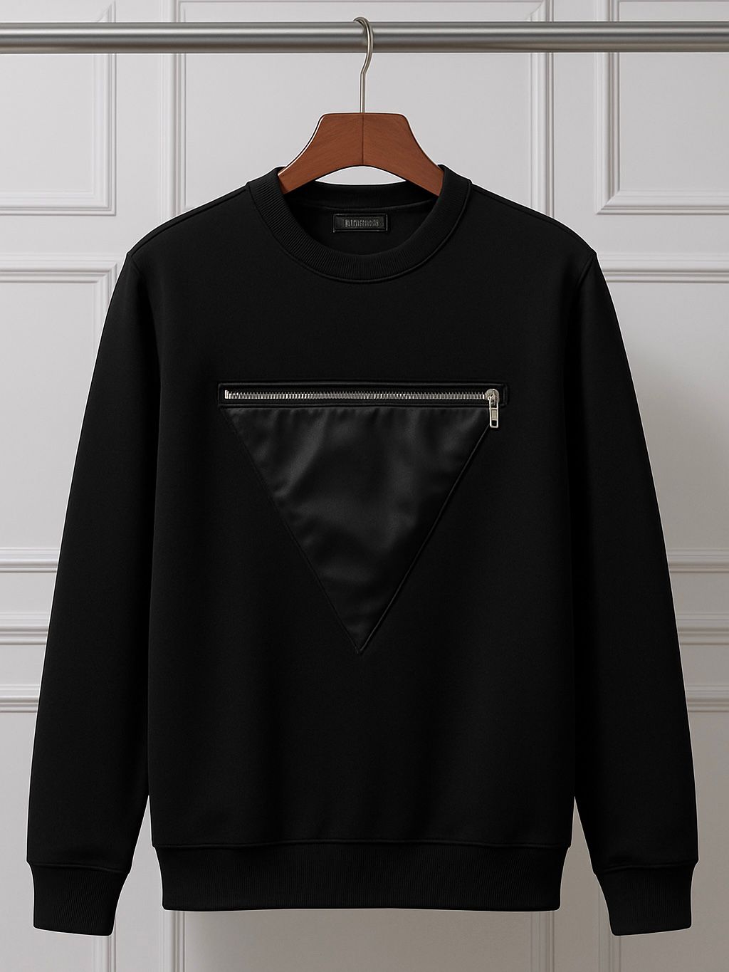 Bluza Triangle Pocket Negru