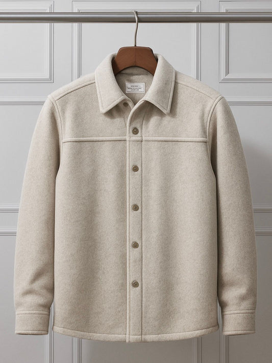 Overshirt Minimal Crem