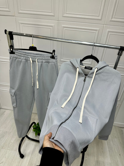 Trening Vătuit Light Grey