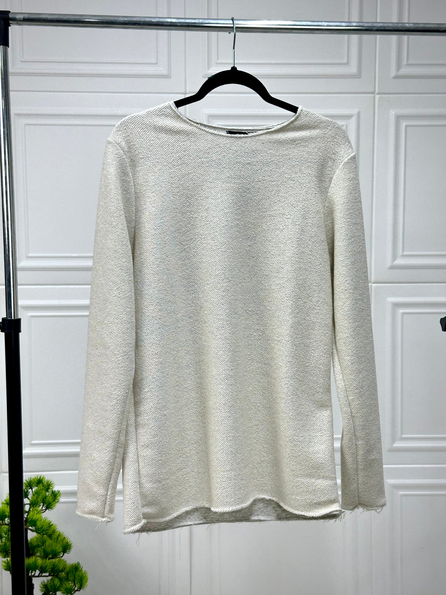 Bluza Knit Look Crem