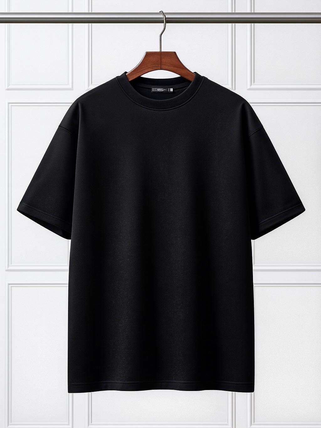 Tricou Simple Oversize Negru