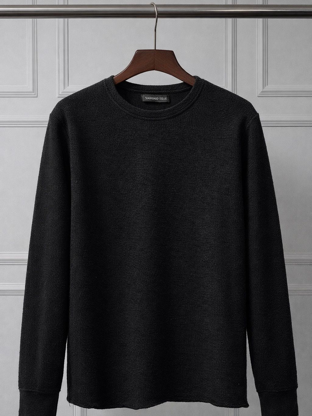 Bluza Knit Look Negru