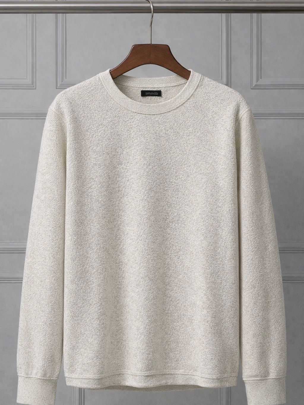 Bluza Knit Look Crem