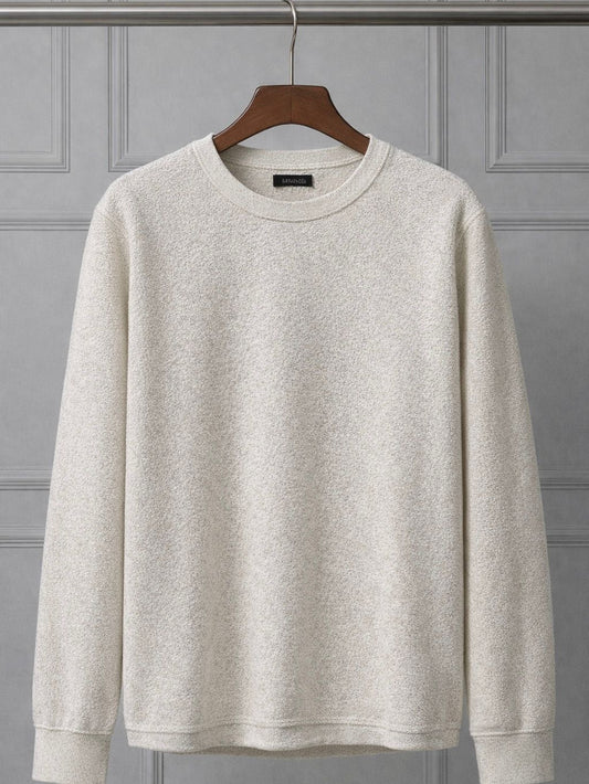 Bluza Knit Look Crem