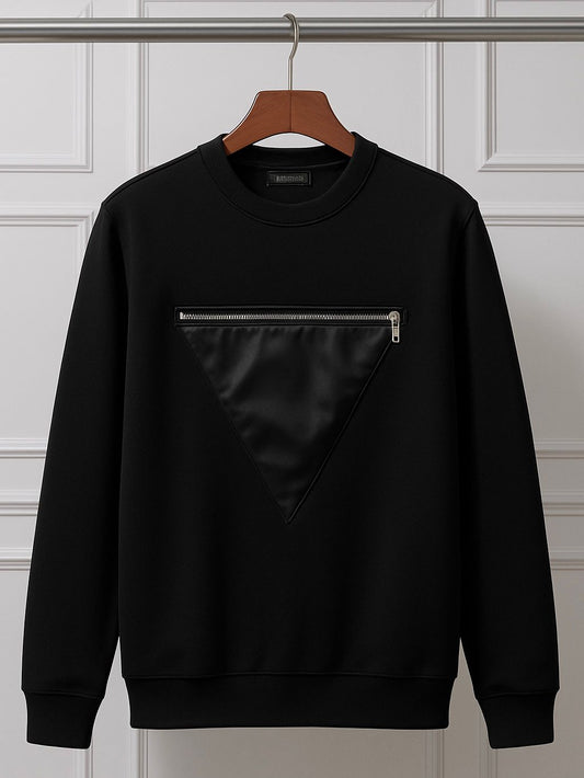 Bluza Triangle Pocket Negru