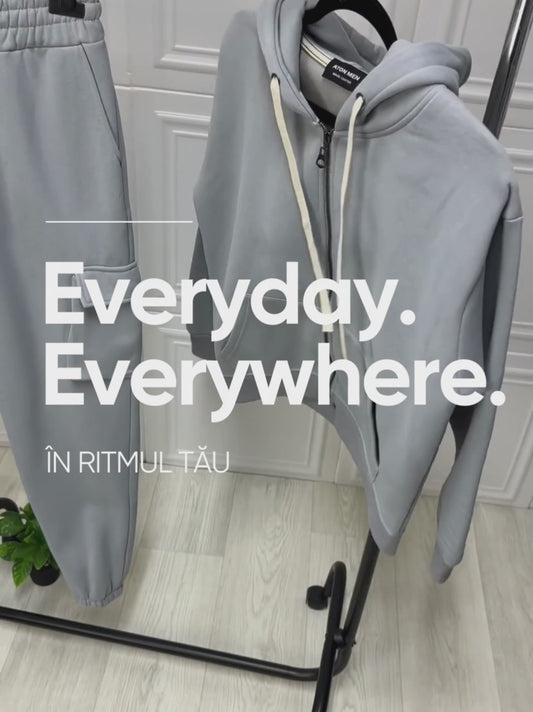 Trening Vătuit Light Grey